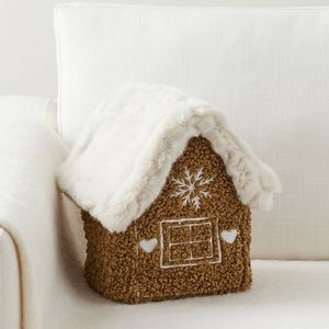 Pottery Barn Gingerbread house pillow. NWT. Retail $80